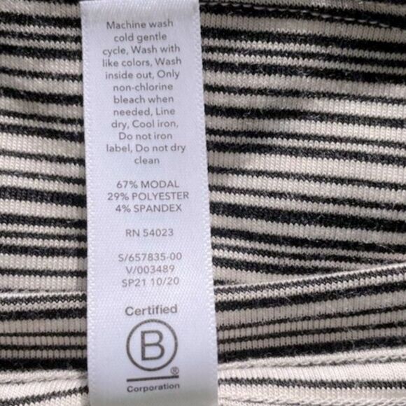 Athleta Cloudlight Stratus Striped Ling Sleeve Tee - Picture 7 of 8